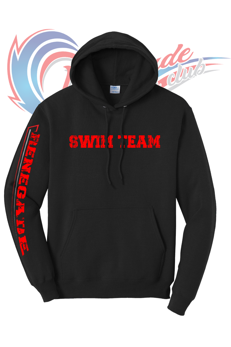 Load image into Gallery viewer, Renegade swim team Hoodie w Sleeve
